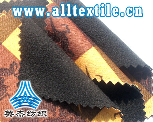 针织尼龙防水复合面料 摇粒绒尼龙防水复合面料